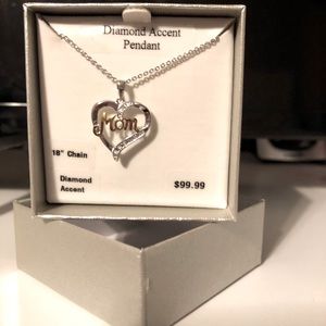 Brand new in box Diamond accent necklace